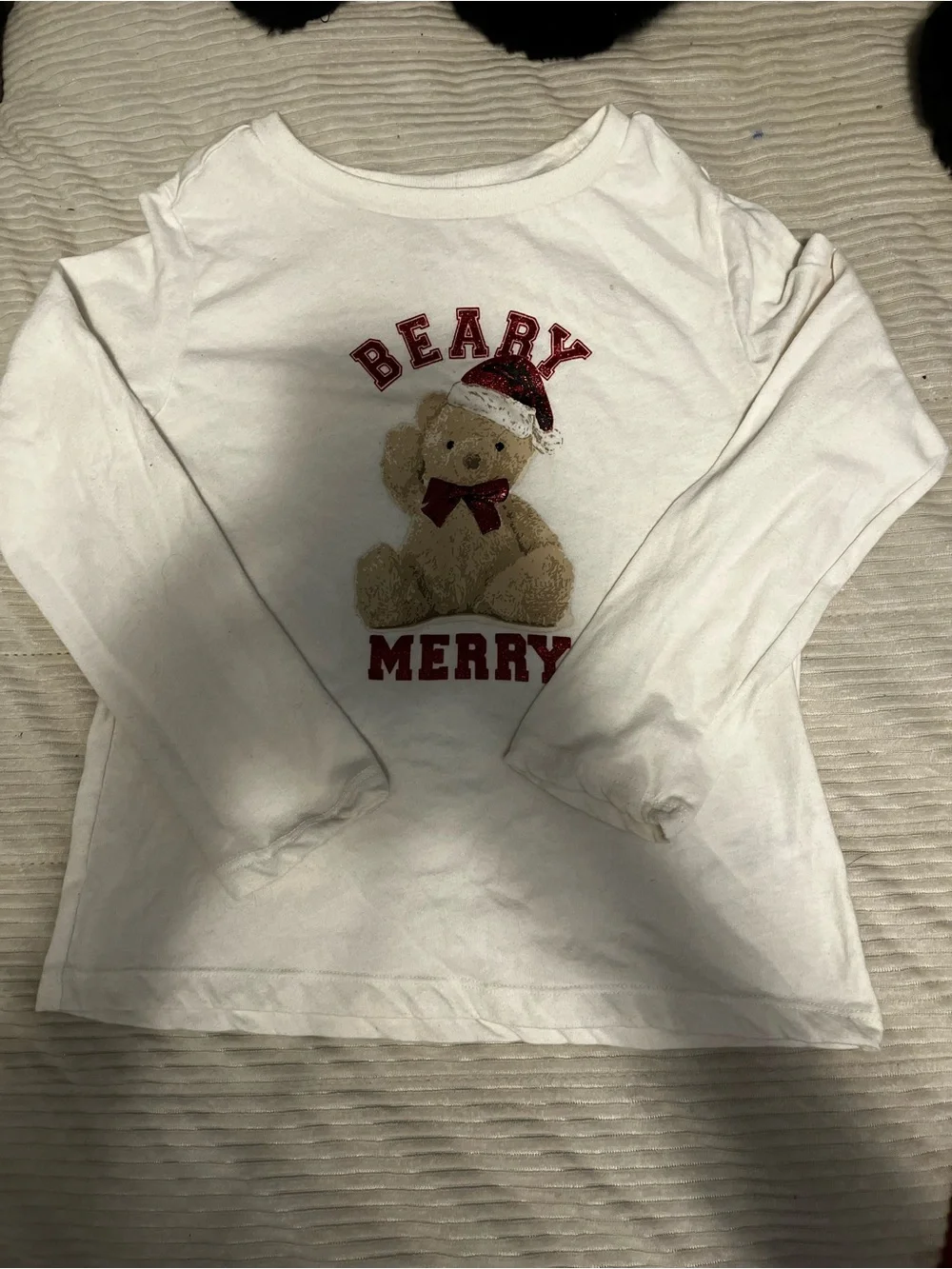 Carter's Red Tee with White Heart Detail